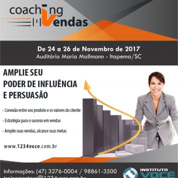Coaching em Vendas - Itapema - Que D+ ; )